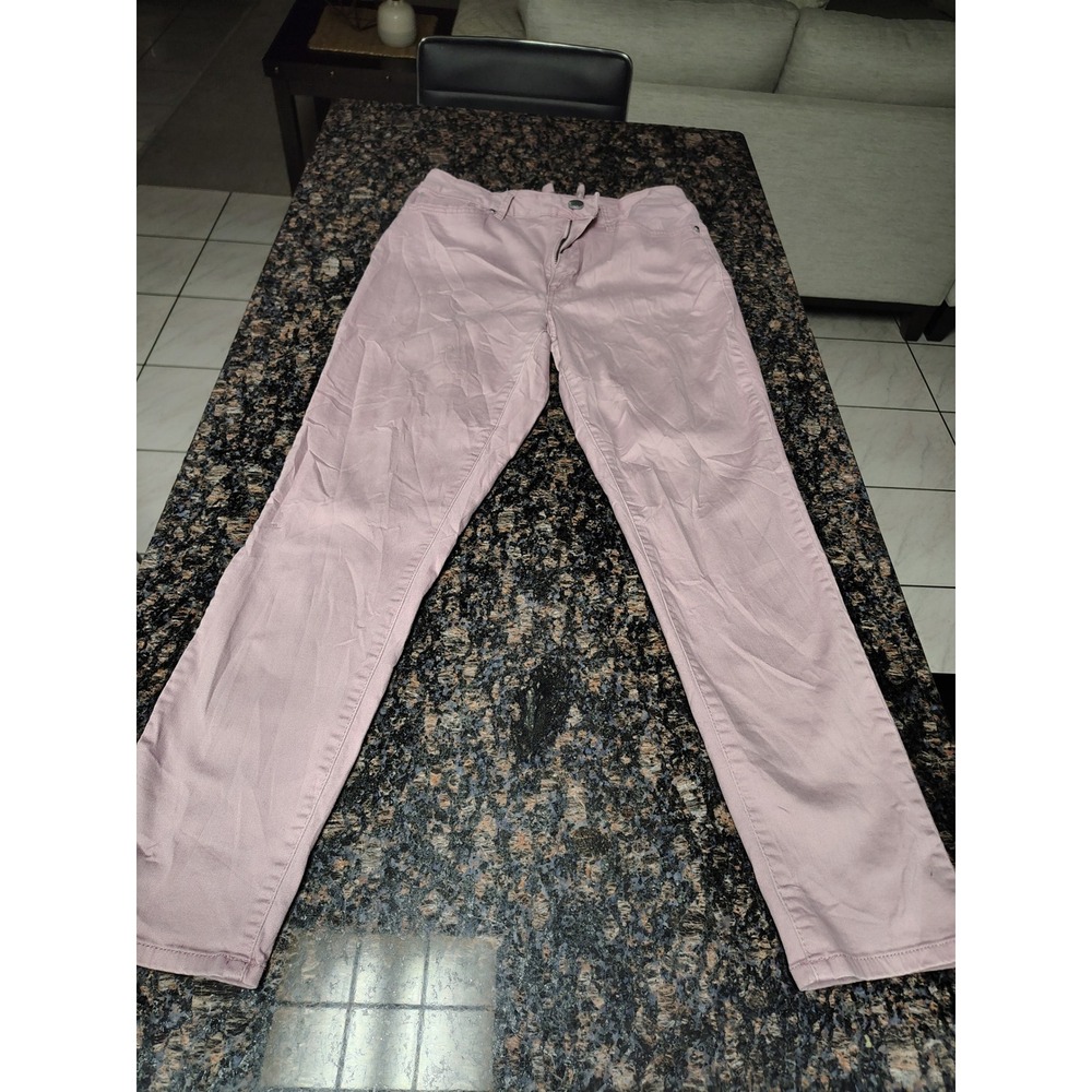 Seven7 Women's Dusty Rose Pink Straight Leg Pants Size 14 Est 1964